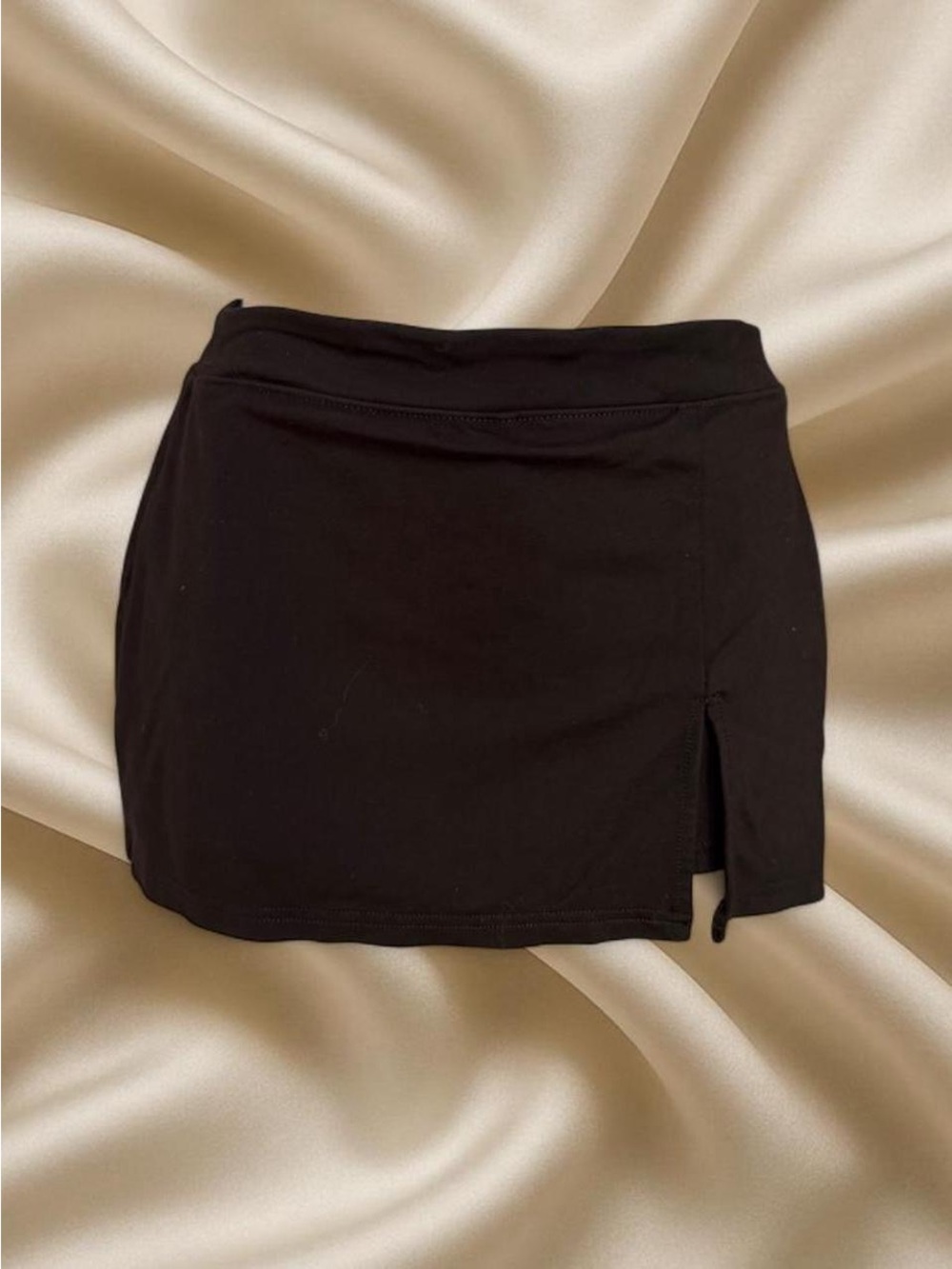 Urban Outfitters Black Mini Skirt with Side Slit